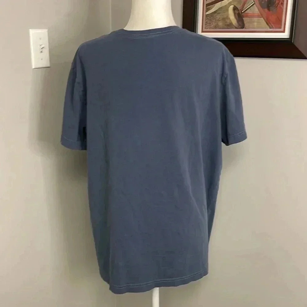 Life is Good America Crusher Womens Short Sleeve Tshirt Blue Size Large - Picture 4 of 5